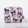 SKINNYDIP 7962PCMM Pouch, Chromi, Repeat Warp, Sanrio Characters, Makeup Pouch,