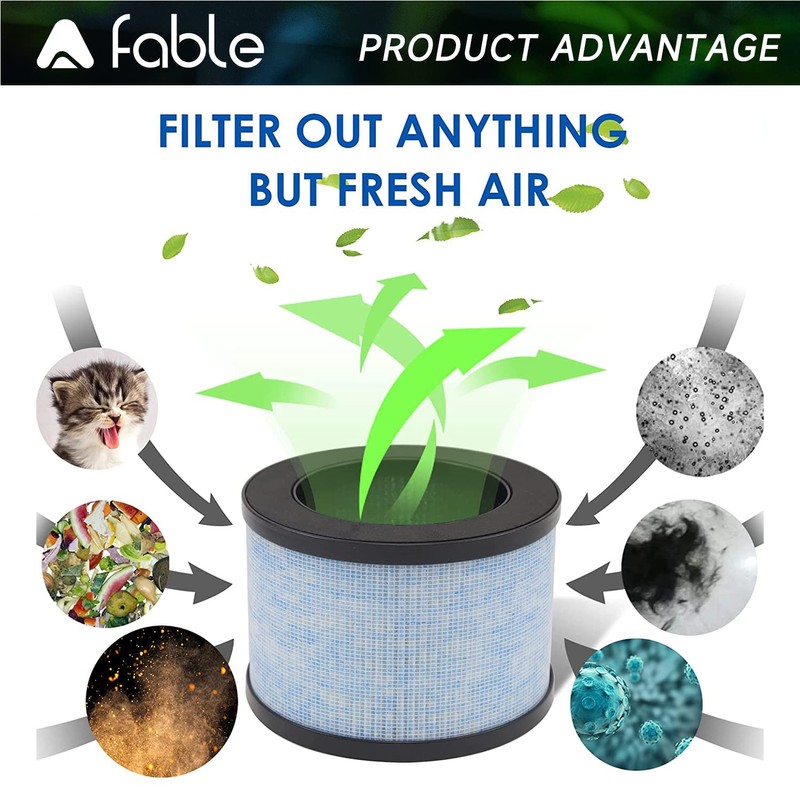 Premium True Filter, DH-JH01 Upgrade Filter Replacement for Aroeve MK01