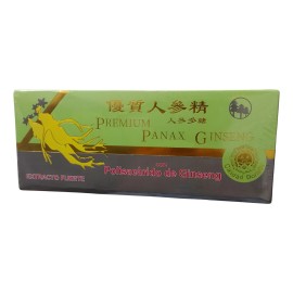 Panax Premium Polisacárido De Gin Seng 30 Frascos De 10 Ml N/a