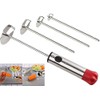 Vegetable Drill Stainless Steel Vegetable Fruit Corer Spiralizer with Anti-Slip
