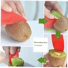 3 Pcs Slicer Kiwi Plastic Fruit Digging Spoon Divider Kitchen