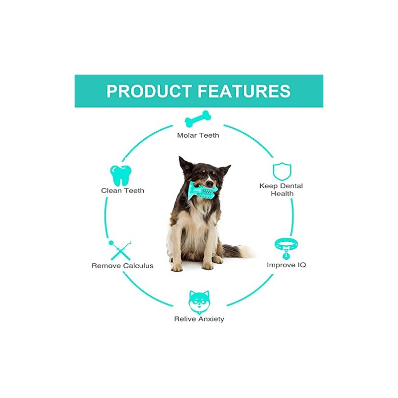 Cepillo Dental para Perros, Cactus, Cuidado Dental, Juguete para Masticar,