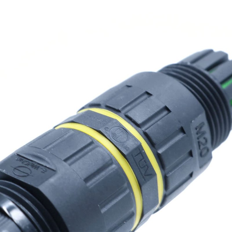 CENPEK 2Pcs Junction Box Outdoor Waterproof IP68 Electrical Cable Connector