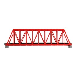 N 248mm 9-3/4" Truss Bridge, Red