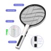 Electric Fly Swatter 4500V Bug Zapper Racket, 2 in 1