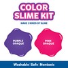 Elmer's Color Slime Kit, 2-Count + 2-Activator, Pink/Purple