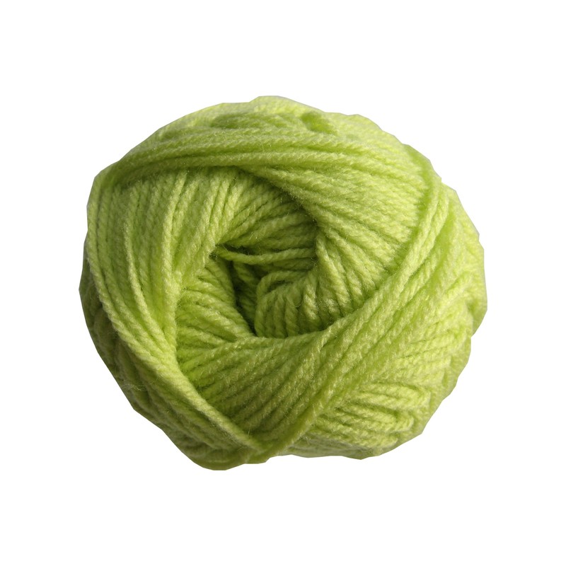 100g Top Value Double Knitting Yarn by James Brett (Lime