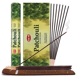 Patchouli Incense Sticks and Incense Stick Holder Bundle Insence Insense Hem Incense Sticks