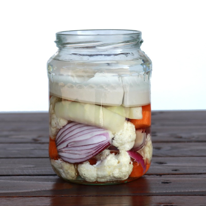 SOFTCOREFOOD Weighted Stone for Fermenting / 8.5 cm / 3