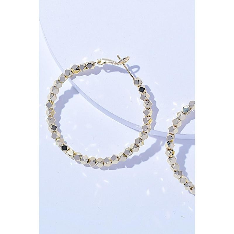 Alloy Hoop Earrings
