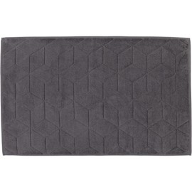 Villeroy & Boch Coordinates Carré 2553 Graphite 774 Bath Mats 50 x 80 cm