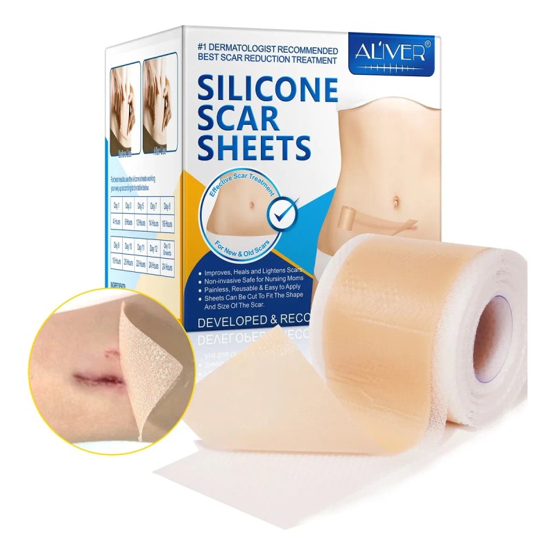 Parche De Silicona Reutilizable Cicatrices Rollo (4.5cmx3m)