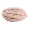 Hilo Grueso, Hilo Tubular Gigante Para Tejer Con Beige