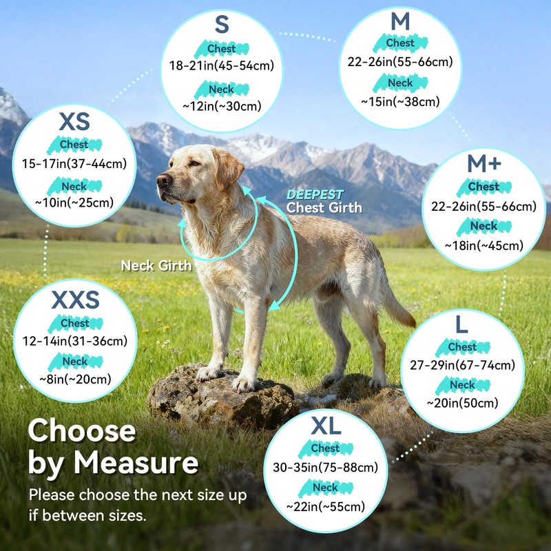 VIVAGLORY Softpad Dog Fleece Vest, Dog Fleece Jacket for Fall