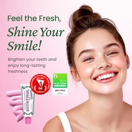 EUTHYMOL Whitening Toothpaste (3.7fl oz) - Stain Removal in 2 Weeks, Long-Lasting Freshness for Sensitive Gum & Teeth. Bad Breath, Cavity Prevention. Recyclable Aluminum Tube