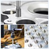 sourcing map Straight Flute Thread Tap, G1/8-28 Screw Threading Tapping
