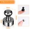 swihorab Starke Magnete, 14 Stück Schwarz Neodym Magnete Extra Stark,