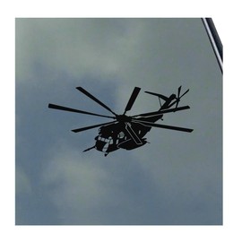 Sikorsky CH-53E Super Stallion Pilot in Flight Vinyl Sticker Decal Crew Marines Navy Helicopter S-80