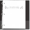 3-Hole Dotted Paper Refills, Letter Size 100Sheets / 200Pages Loose-Leaf