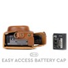 MegaGear MG1260 Ever Ready Leather Camera Case compatible with Panasonic