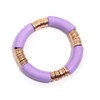 1pcs Colorful Acrylic Bamboo Tube Bending Tube Elasticity Bangles Bracelet
