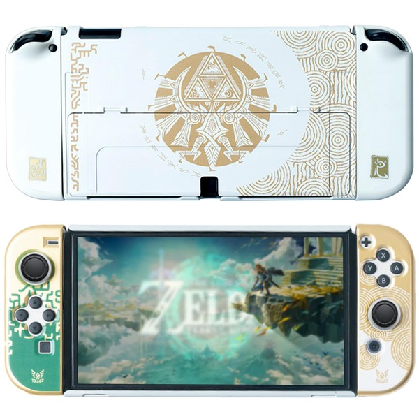 CHIKIXSON Zelda Switch OLED Case, Switch OLED Protective Cases Cover