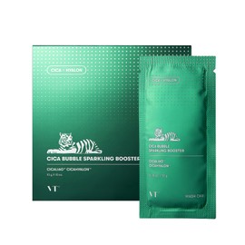 VTCOSMETICS VT Deer CICA Sparkling Bubble Booster, 0.4 oz (10 g) x 10 Pieces, Moisturizing, Moisturizing, Dry Skin, Moisturizing, Pore Care, Carbonated Pack, Foam Pack, Exfoliating Care