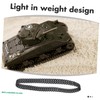 Kisangel 4Pcs Rubber Tank Tracks for Crawler Non Slip Design