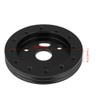 Aluminum Black 0.5 Inch 6 Hole Car Steering Wheel Hub