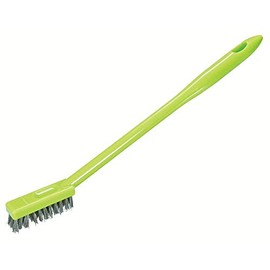 Azuma Industrial Moss Removal Brush, Stainless Steel Brush, For Cleaning Moss on Concrete, Width: 2.8 inches (7 cm), Head Width: 0.8 inches (2 cm), Green BA725