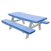 HomeCrate PTCD3-BLUE tablecloths 72" Blue