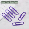 sourcing map 200 Pcs Paper Clips, Office Clips Smooth Surface
