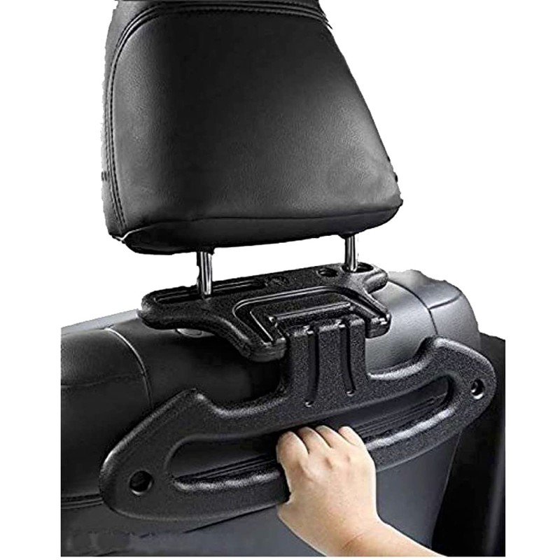 HNGR-02 Car Headrest Hanger Grip Gray