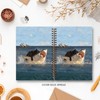 Foritho Funny Black Cat Shark Notebook, Retro Black Kitty and