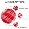 ShinyBeauty Red and White Plaid Square Tablecloth 54 x 54