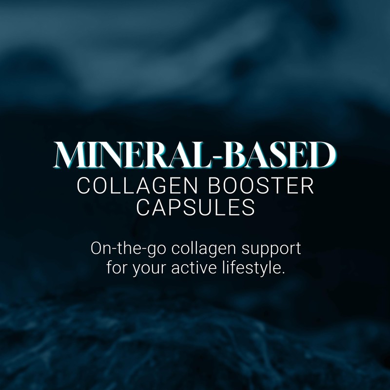 Living Silica ORGONO Mineral-Based Collagen Booster Capsules | Silica-Based |