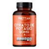Citrato De Potasio 20mg Suplemento 90 Caps Prettan Sin Sabor