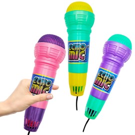 Rhode Island Novelty Translucent Magic Echo Mic Magnifies Voice - Pack of 2