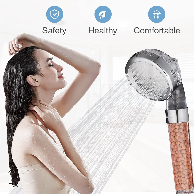 Cobbe Shower Heads, High Pressure Filtration Hand Shower, Water-Saving Shower