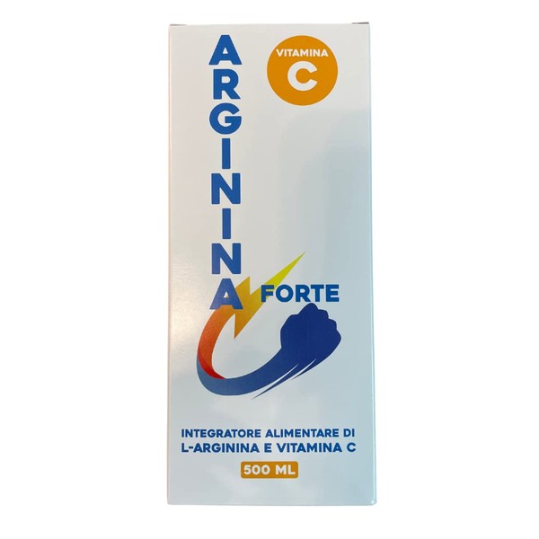 SEB - ARGININE FORTE WITH VITAMIN C - Dietary supplement of L-arginine and vitamin C - 500 ml - Made in Italy