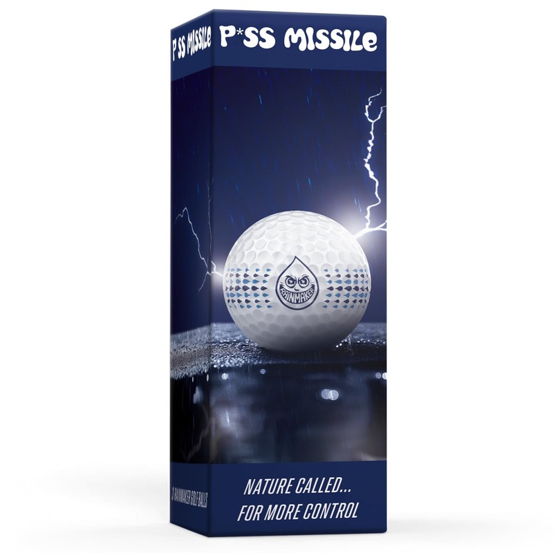 Raimaker Golf Balls by P*ss Missile - Performance Control, Spin,