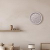Rhythm (RHYTHM) Wall Clock, Analog Quartz Silent Continuous Second Hand
