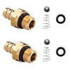 Raincovo Chemical Injector Kit, Soap Injector for Pressure Washer, 1/8