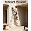 SOLADDER 6 Step Ladder, Anti-Slip and Foldable Step Ladder for