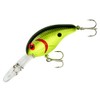 Bandit Crank 300-Series 2-Inch Chartreuse Black Back 8 to 12-Feet