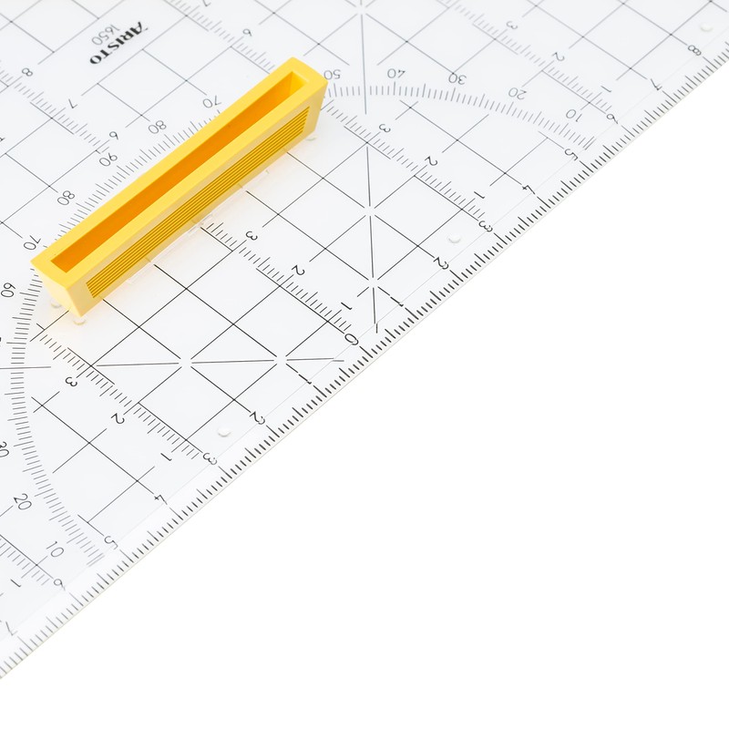 GEOtec "Tz-Dreieck" Set Square Plexiglass , 250 MM, Clear