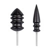 AUEAR, 2 Pack Leather Burnished Bits for Rotary Burnisher Tools