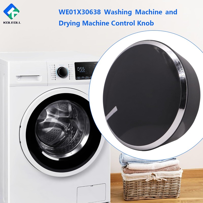KOLEOLL WE01X30638 Compatible with GE Laundry Washer Dryer Control Knob