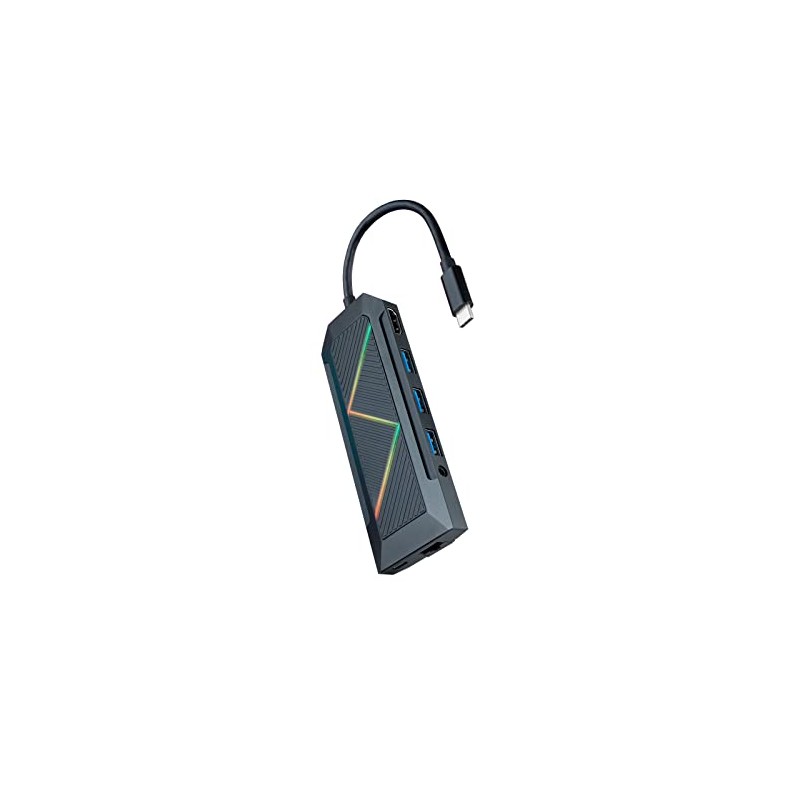 USB C Hub with Multiple Ports: 3 USB-A, USB-C Fast