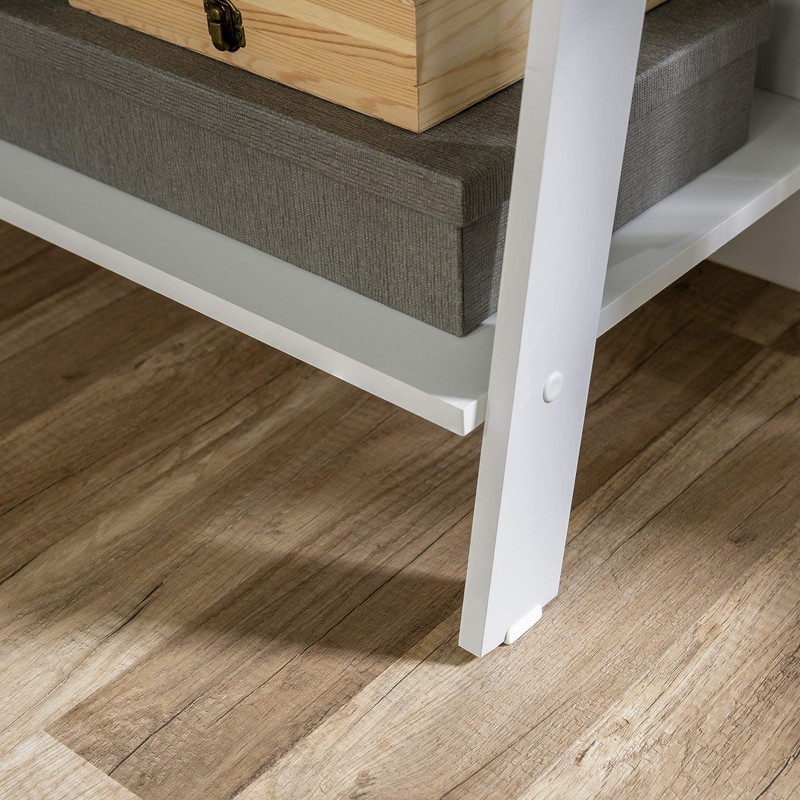 Walker Edison Sophia Modern 4 Shelf Ladder Bookcase , 55